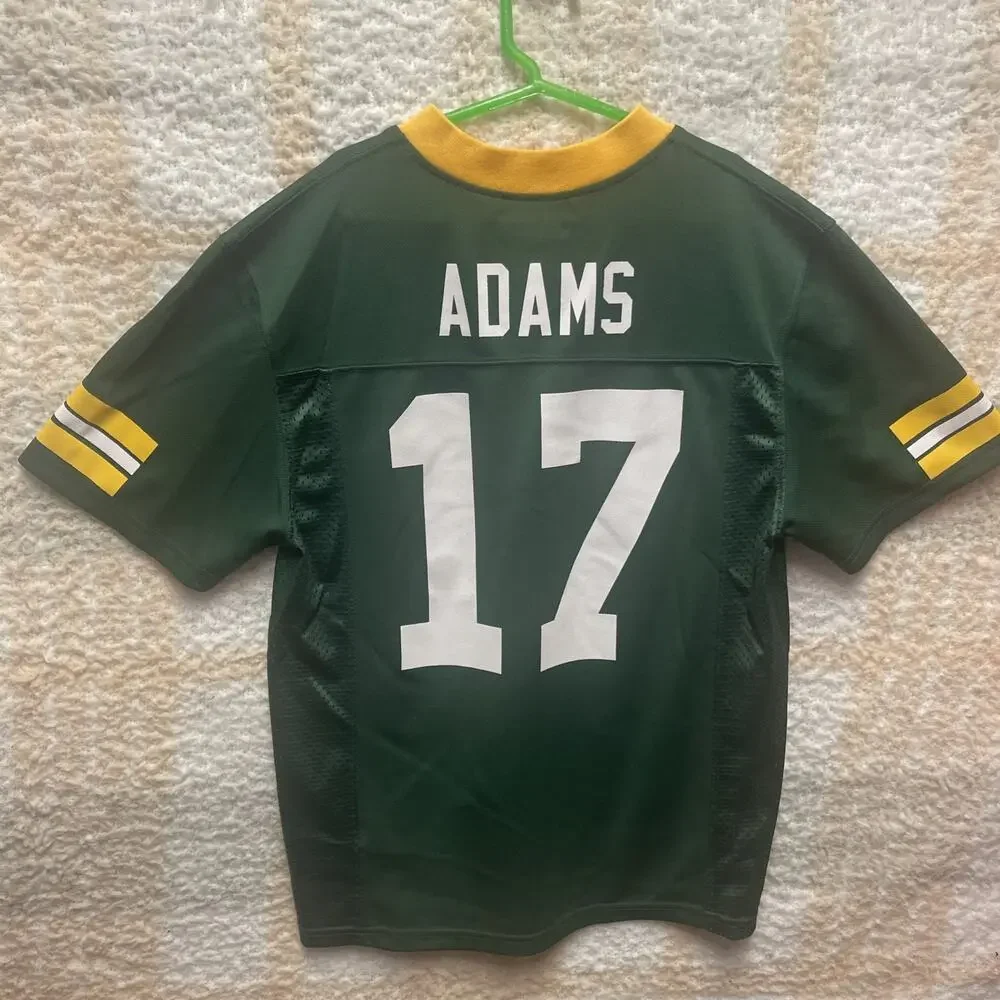 Nike Green Bay Packers NFL Football Jersey Davante Adams #17 Youth Medium